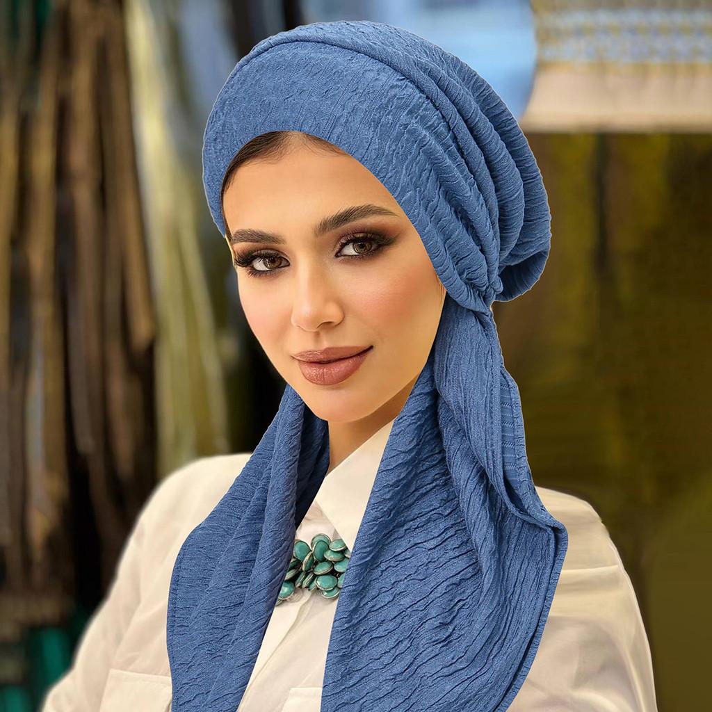Polyester Womens Headscarf With Breathable Design For Casual Summer And Winter Wear