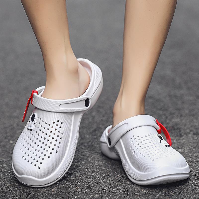 Men Women Sandals Breathable Home Slippers Outdoor Fashion Garden Clogs Couple Water Shoes Sandals For Men Black White