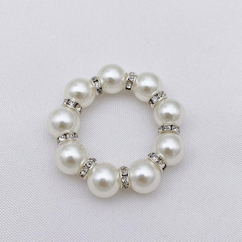 Unique Table Ornaments for Sophisticated Settings Chic Table Accessories Eye catching Pearls Napkin Rings