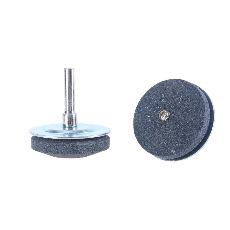 4Pcs Lawnmower Cutter Sharpener with Balancer For Drill With Easy Balance Test, Durability Corundum Constructions