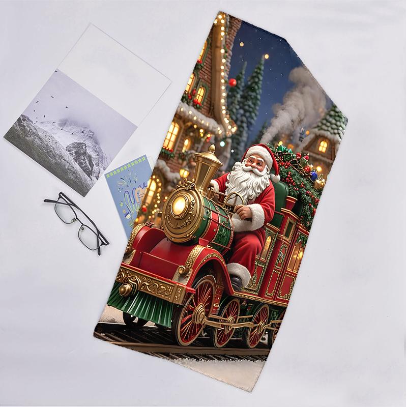 Chrismas Fashion Beach Towel: Ideal for Summer Adventures Soft, Absorbent and Quick Drying Suitable for Swimming and Bathing