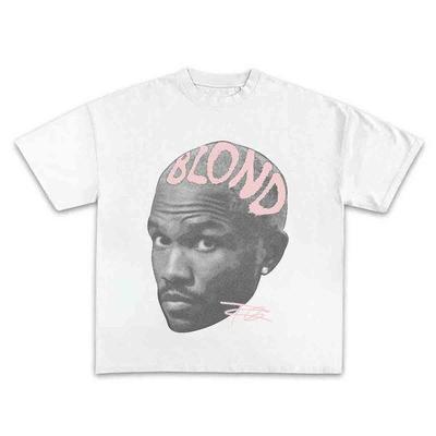 Frankkk Blond Pink Shirt Rap Unisex T-Shirt Gift For Fans Rap Music Y2K Cotton Oversized Unisex T-Shirt