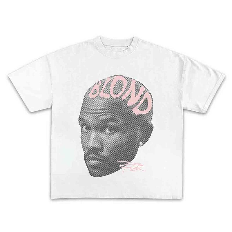 Frankkk Blond Pink Shirt Rap Unisex T-Shirt Gift For Fans Rap Music Y2K Cotton Oversized Unisex T-Shirt S