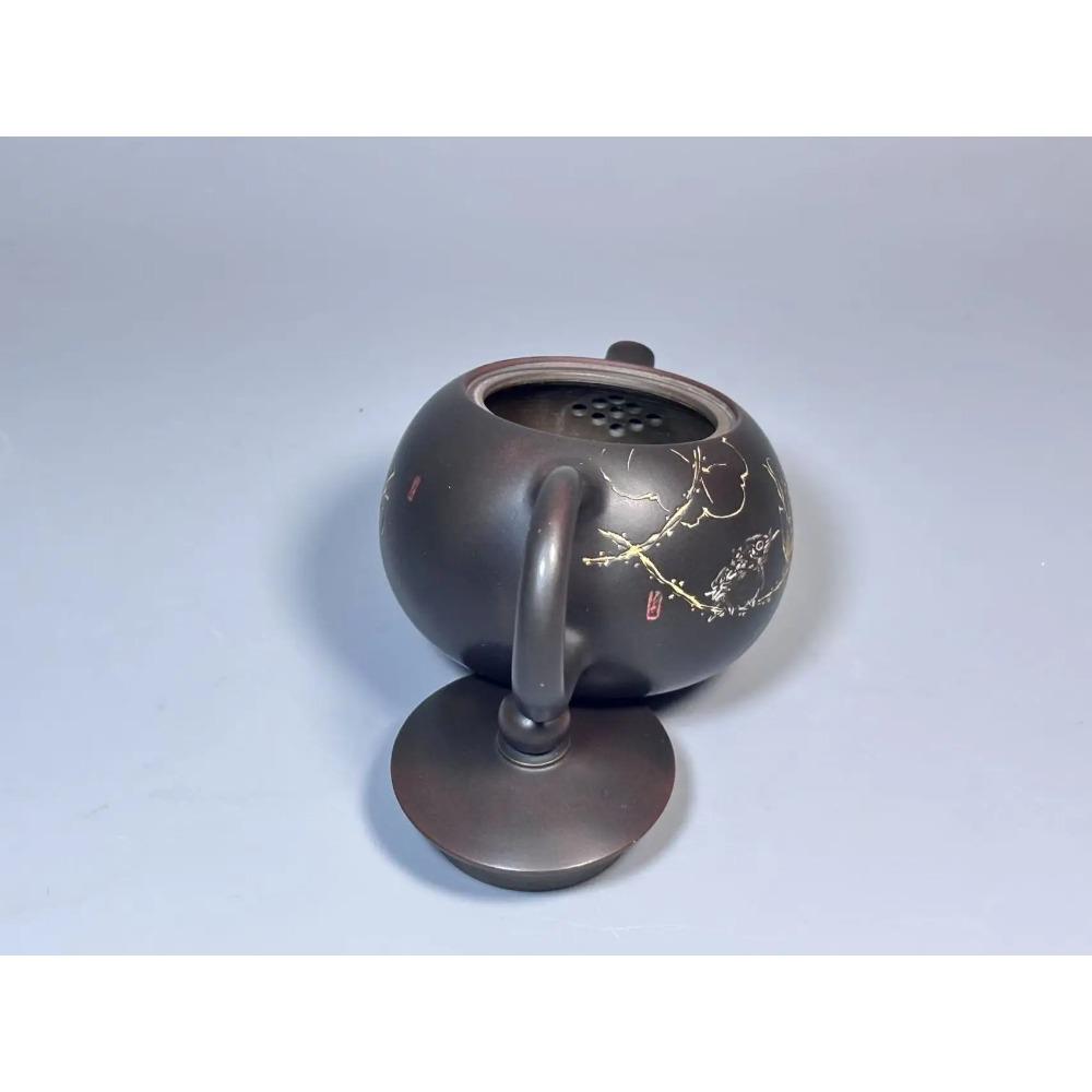 Nixing Clay Handmade Teapot Carving filter handmade nixing clay customized gifts authentic theiere