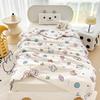 2024 New Children's Summer Quilt Knitted Cotton Summer Quilt Kindergarten Duvet Ice Cream Summer Quilt Airable Cover