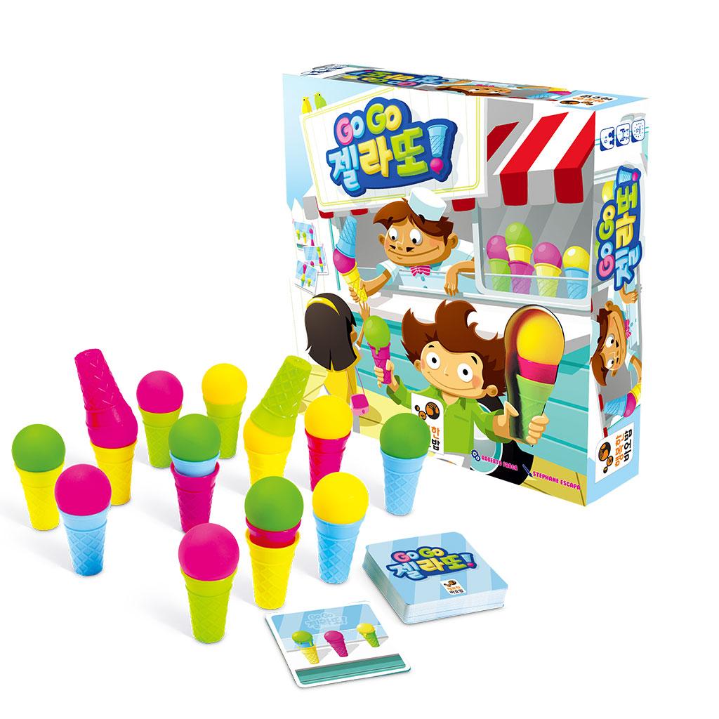 Happy Baobab Go Go Gelato! Family Brain Board Game for Elementary & Preschool Kids