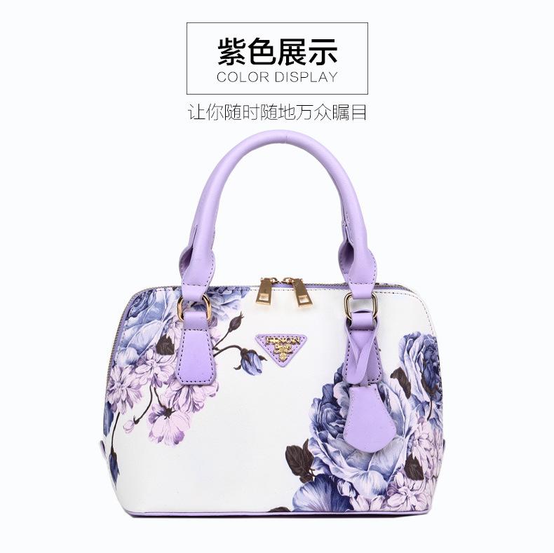 

Women bags new, fashionable texture portable messenger bag, women s ins shoulder bag лавандовий