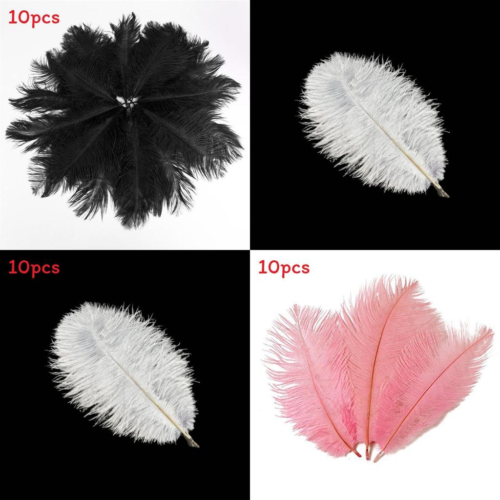 Luxuriöse natürliche Straußenfedern 12-14 Zoll für elegante Party-Tischdekoration