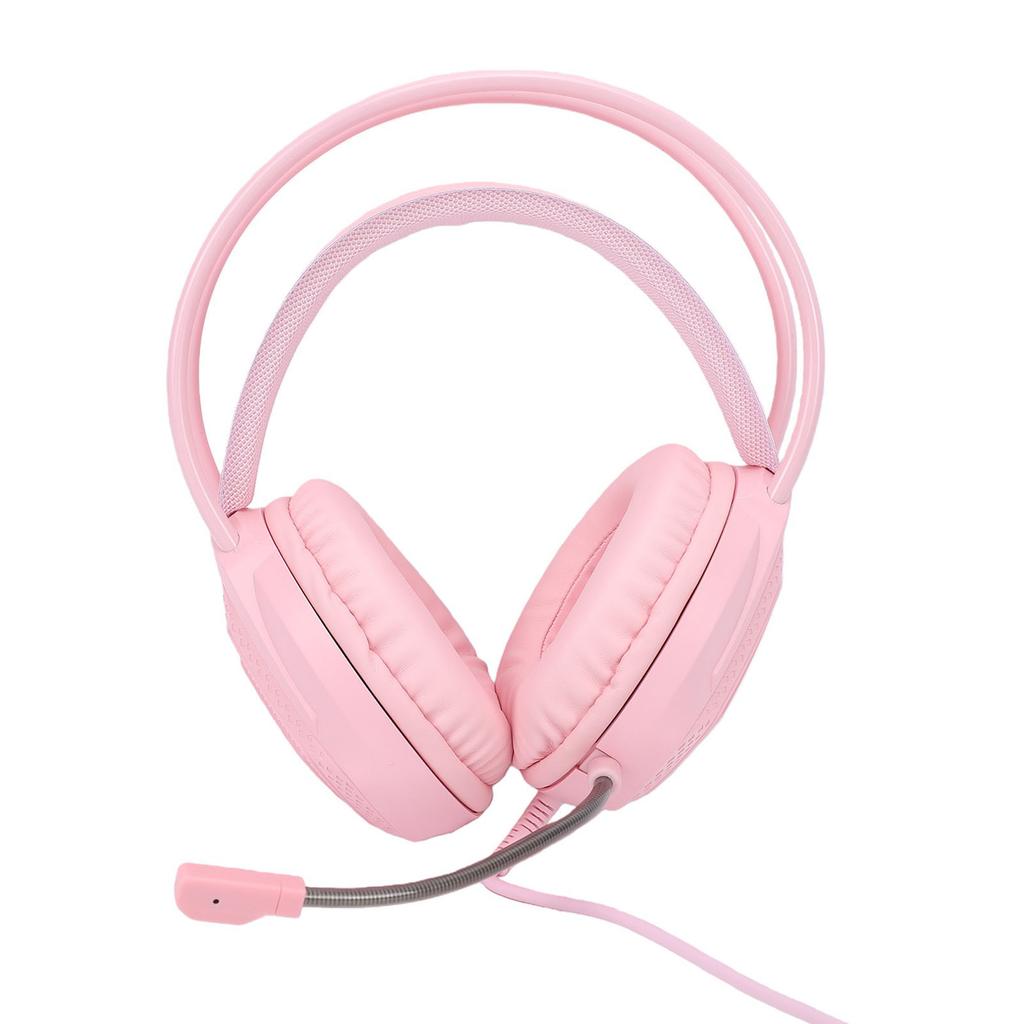 3.5mm Wired Gaming Headset 7.1 Surround Sound RGB Headphones with Noise Cancelling Mic 50mm Driver Unit Memory Foam