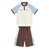 MQD Boys' Polo Neck T-Shirt & Shorts Set