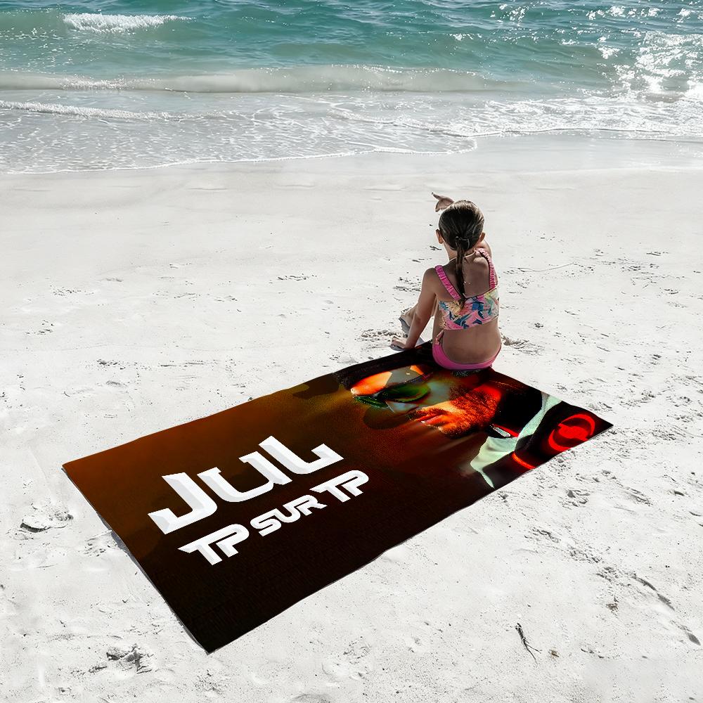 Klassische Singer J-JuL Tp Sur Tp Musik Handtuch Dusche Sauna Reise Spa Schnelltrocknend Fitnessstudio Zubehör Weiche Große Strandtücher