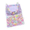 24 Types of DIY Beads, Approximately 450 Pieces, Cute Beads, Colorful, Handmade, Lovely Beads, Bracelet, Necklace, Birthday Gift, Storage Case