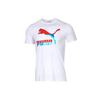 Puma T Shirt Men's PUMA White Red 530003-57