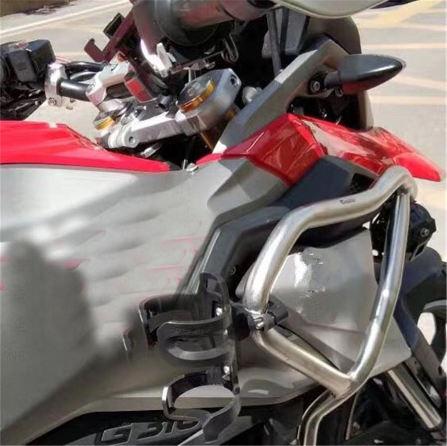 Universal Water Bottle Holder Motorcycle Bike Crash Bar Mount Drink Cup Bracket