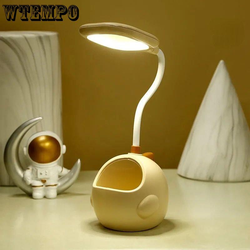 Eye Protection Desk Lamp Desk Student Dormitory Reading Night Light Led Bedroom Bedside Lamp USB Rechargeable Creative Desk Lamp