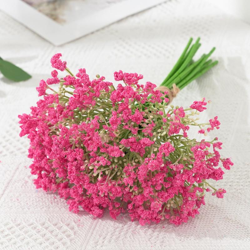 Handheld Gypsophila Artificial Flower Bouquet For Wedding Room Gift Decoration