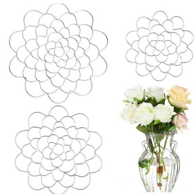 2/3 Stück Metall Blumensteckhalter Wiederverwendbares Blumengitter DIY Bouquet Blumenarrangierer Frosch Pflanzenstiel Fixierständer Werkzeuge zum Blumenstecken