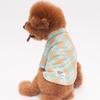 SALTYHEARTY Standard Check Collar Top ORANGE