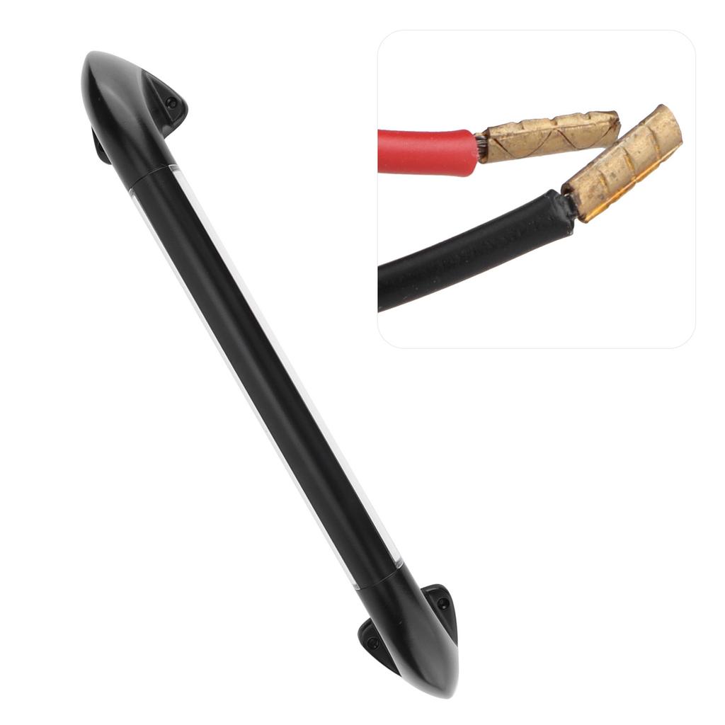 18in Grab Handle Assist Zinc Alloy LED Lighted Handrail for Campervan Yacht 12V 24V