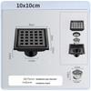 Stainless steel Floor Drains Tile Invisible Embedded Grid Shower Deodorant Floor Drain Kitchen Bathroom Hardware Fittings