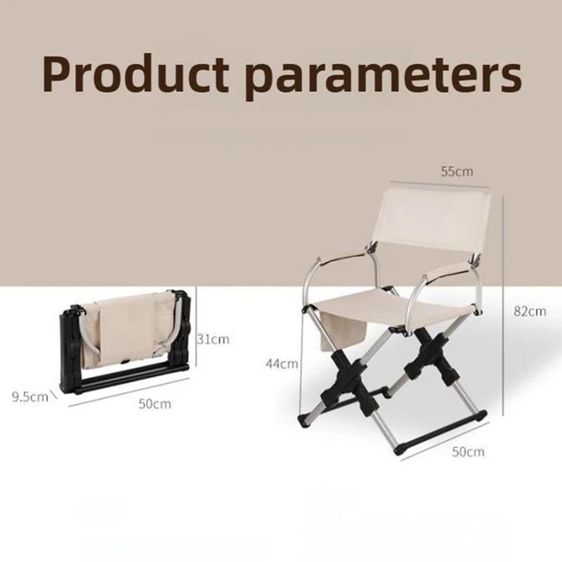 For Nordic Outdoor Klappstühle Metall Design Strand Stuhl Tragbare Barhocker Moderne Sessel Kreative Minimalistischen Home Möbel
