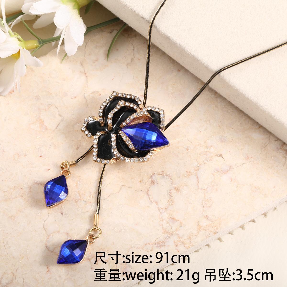 

New adjustable sweater chain light luxury high female sense fashion versatile autumn and winter new long necklace