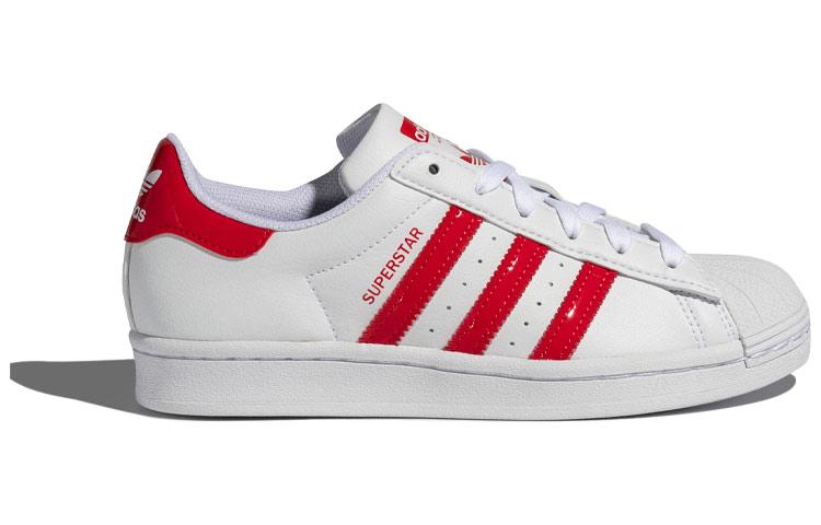 adidas Superstar White Scarlet (Women's)