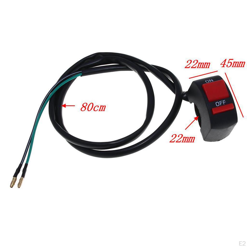 12V Motorbike Handlebar Fog Switch 22mm Direct Replaces Accessories Easily Control Professional