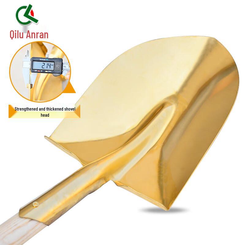 Explosion-Proof Firefighting Copper Shovel with Wooden Handle