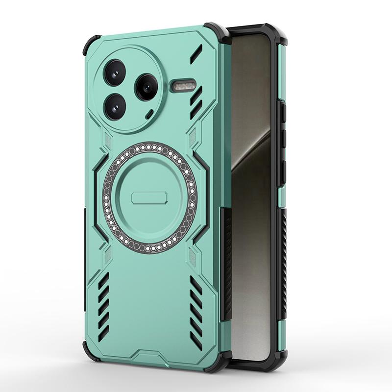 KEYSION Hollow Heat Dissipation Case for POCO F7 Pro F7 Ultra Magnetic Cooling Shockproof Phone Cover for Xiaomi POCO F7 Ultra