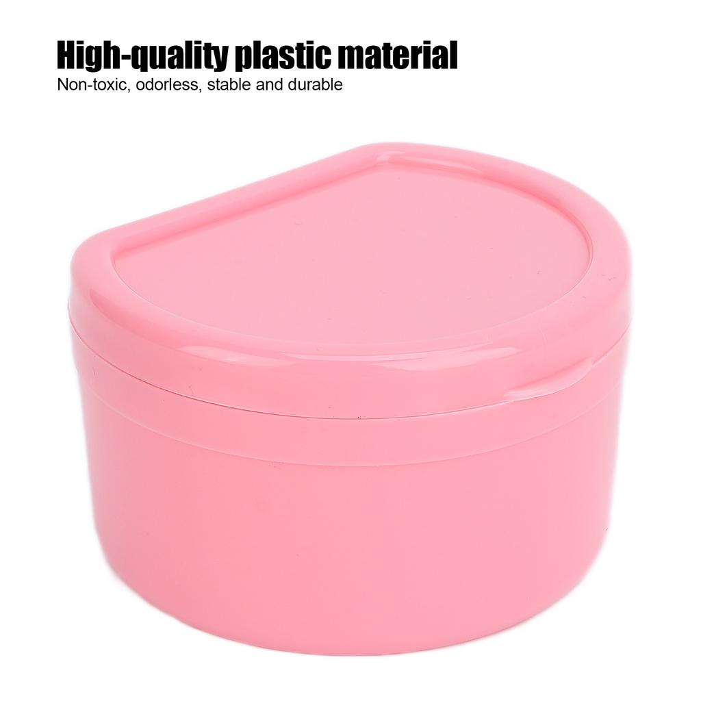 Protable Dental Retainer Box Orthodontic Dental Retainer False Teeth Storage Box