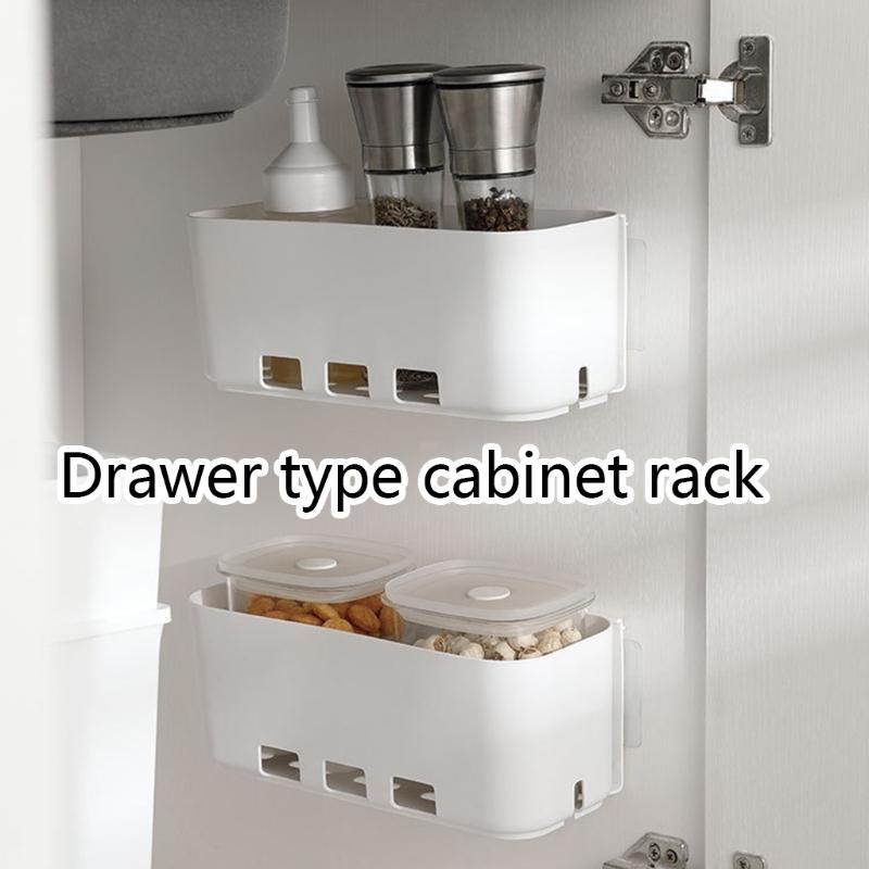 2 Pieces Multi-function Drawer Type Wall Hanging Storage Box Perfect to Hang to Bedside for Remote Controls Books Phone