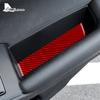 Real Soft Carbon Fiber Door Armrest Inner Groove Trim Sticker For Subaru WRX/WRX STI   Decoration Interior Accessories