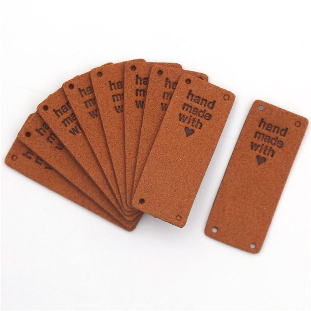 

Leather for Hat,Coat Super Fiber Handmade Labels Garment Labels Sewing Accessories Clothes Tags