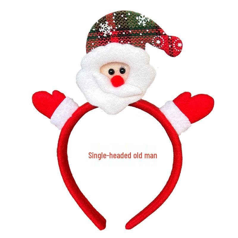 Christmas Hair Clip & Headband Set: Snowman Ornament, Bow, Hat - Perfect Holiday Accessories for Kids