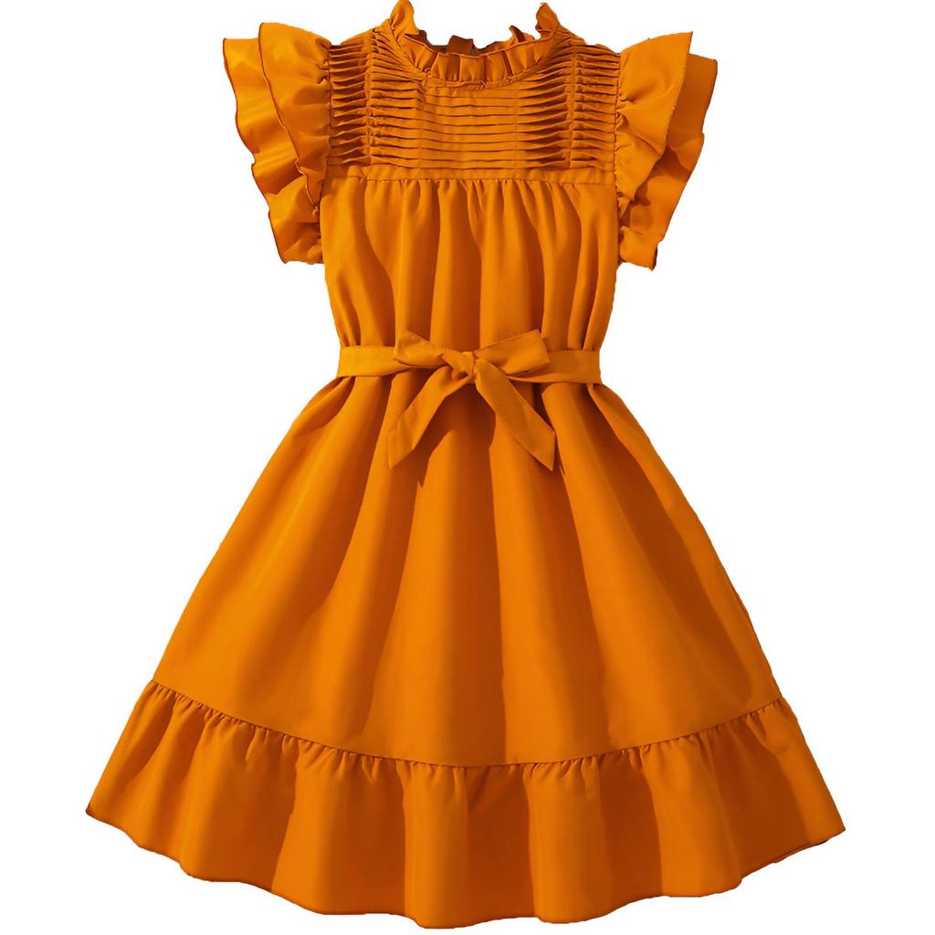 Girl Sleeveless Dress Children Kid Casual Summer Beach Sundress Princess Dresses Clothes