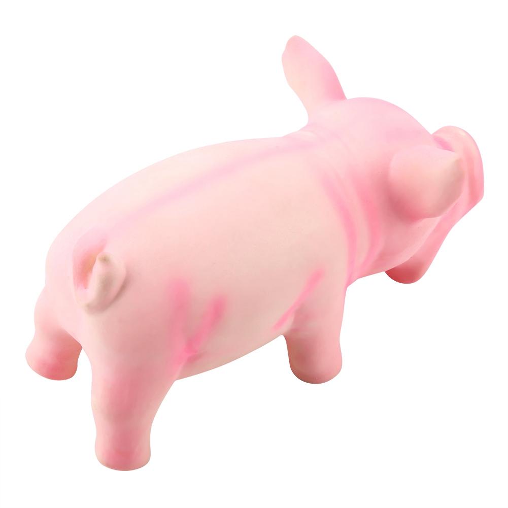 Cute Pig Grunting Squeak Latex Pet Chew Toys for Dog Puppy Toy