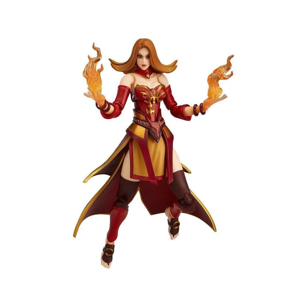 

figma Dota 2 Лина ABS ПВХ Раскрашенная Подвижная Фигурка Немасштабная &