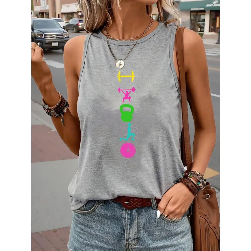 Elegant women's round neck sleeveless women's clothing vest