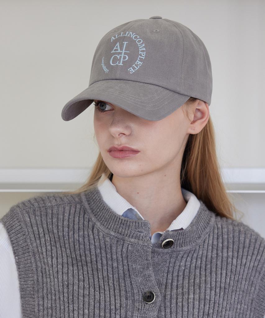 Olinkeompeulliteu Round Logo Ball Cap (Gray)