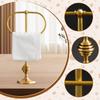 Towel Rack Hand Holder Retro Convenient Storage Decorative Brass Freestanding for Vanity