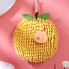 Cute Chenille Hand Towel Kitchen Bathroom Hand Ball With Hanging Loop Quick Drying Soft Absorbent Towel Home Tool