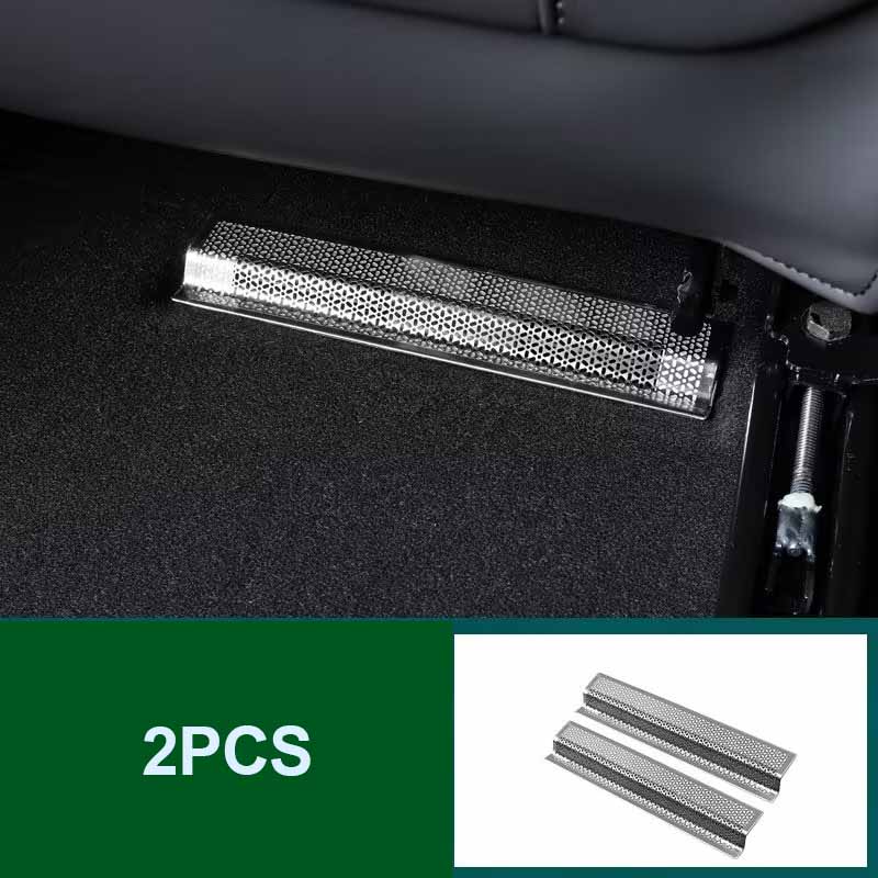 

Air Outlet Covers Fit For XPeng P7 2025 2026 Car Under Rear Seat Ventilation Conditioner Vent Protective Accessories Stainless