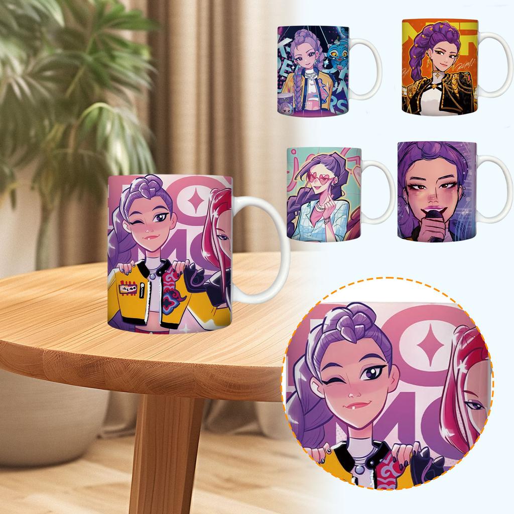 Adorable Anime - Themed Ceramic Mugs Collection – Cartoon Designs, Perfect Gift For Kids, Great For Daily Beverages & Anime Enthusiasts’ Collection