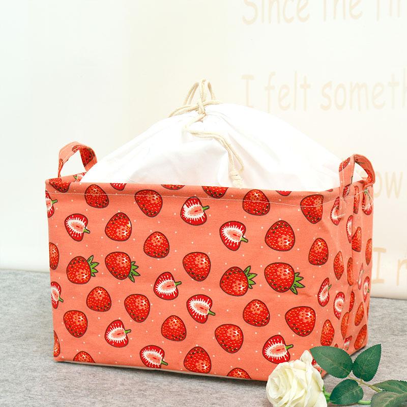 Großer Stoff-Aufbewahrungskorb mit Kordelzug, feuchtigkeitsbeständig, faltbar, Kleider- und Decken-Organizer-Box, Kordelzug, faltbarer Kleiderschrank, Aufräumtasche