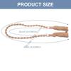 Curtain Tiebacks Rope,Decorative Handmade Tie Backs Curtain Holdbacks Holders Cord for Window Drapes Outdoor Indoor