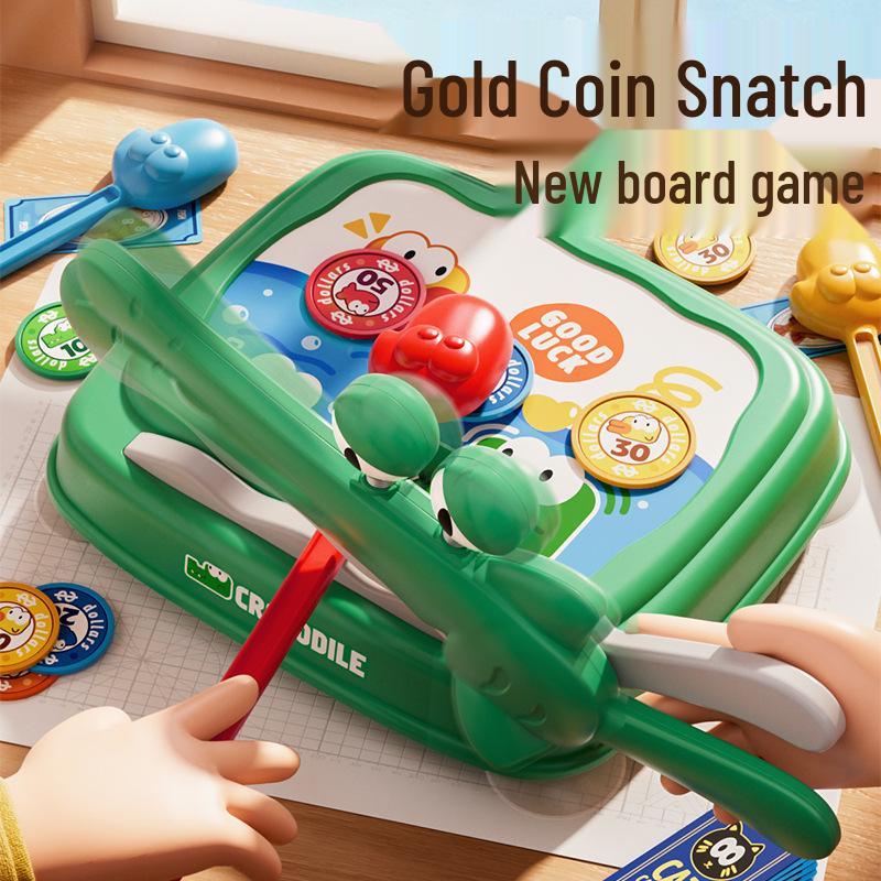 Children's Educational Coin Grab Game - Interactive Parent-Child Tabletop Battle