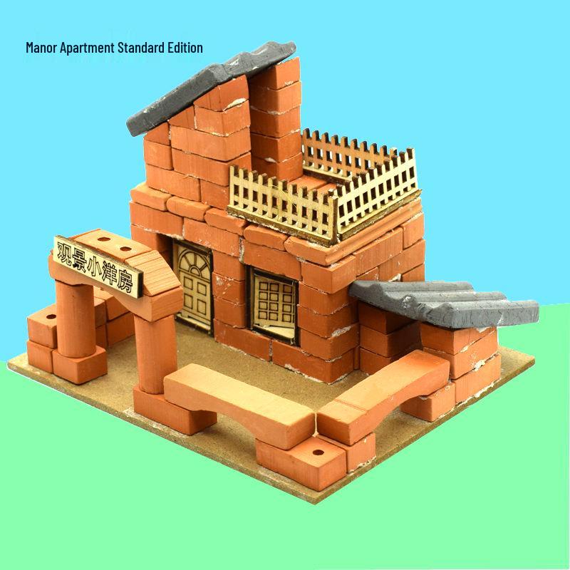 Little Bricklayer DIY Cement House Building Blocks - Educational Toy for Children