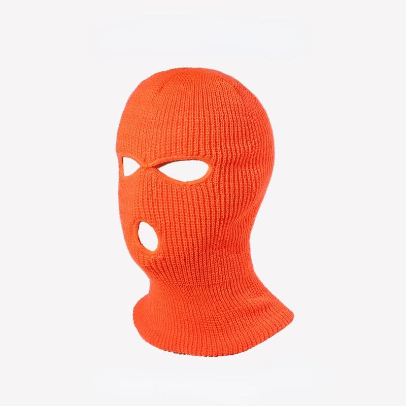Balaklava Mütze Herren und Damen Herbst/Winter Warme Strickmütze Outdoor Kälteschutz Radsport Kapuzenpullover