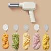 Handgehaltene Nudelmaschine mit 5 Formen, Nudelmaschine, automatische elektrische Nudelmaschine aus Edelstahl, Küchengeräte